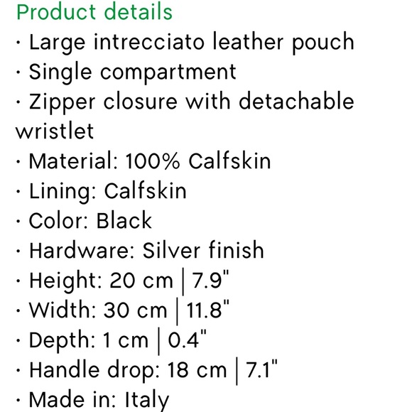 Bottega Veneta large intrecciato pouch - Picture 3 of 4